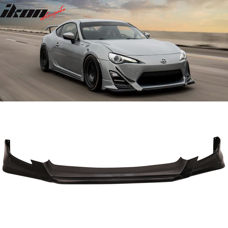 2013-2016 Scion FR-S RS Style Unpainted Black Front Bumper Lip PU