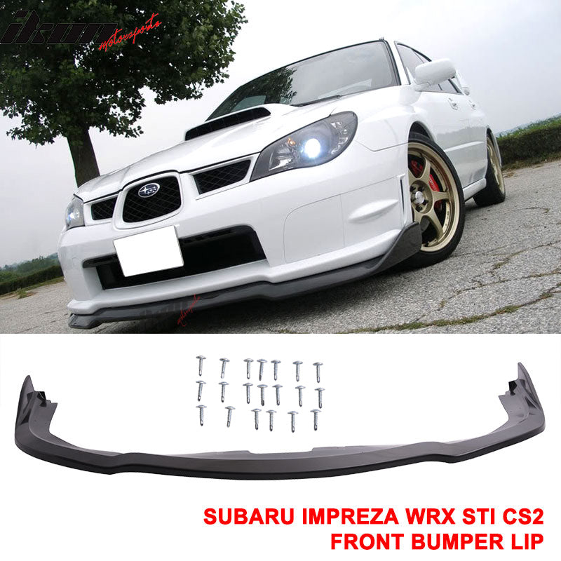 2006-2007 Subaru Impreza WRX Front Lip CS2 Style Car Spoiler Lip PP