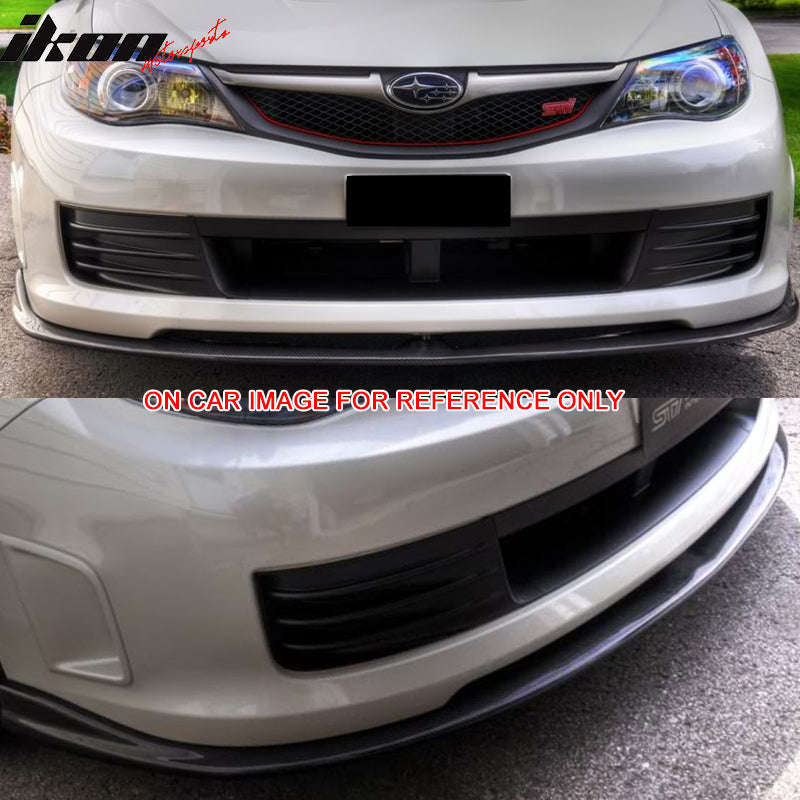 2008-2010 Subaru Impreza WRX Paint Obsidian Black Pearl 32J Front Lip