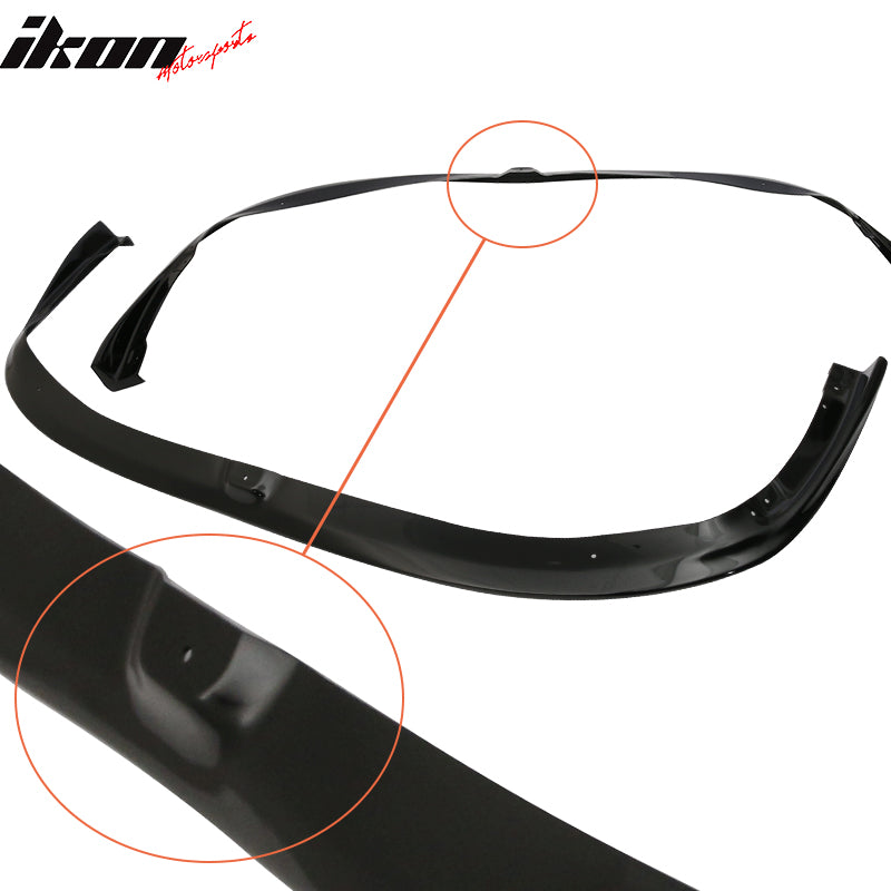 2008-2010 Subaru Impreza WRX Paint Obsidian Black Pearl 32J Front Lip