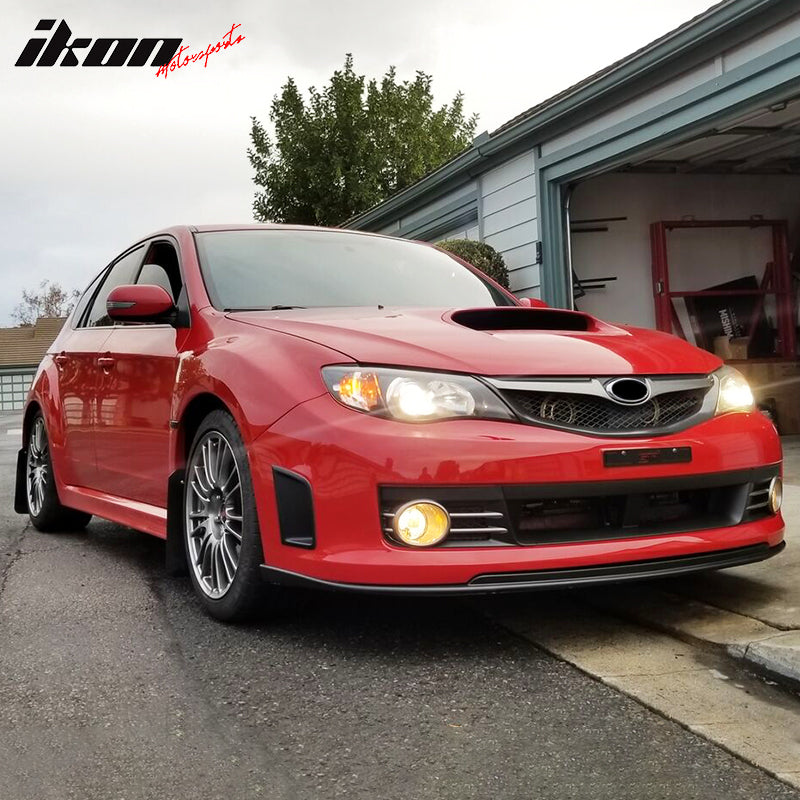 2008-2010 Subaru Impreza WRX STI Unpainted Front Bumper Lip Spoiler PP