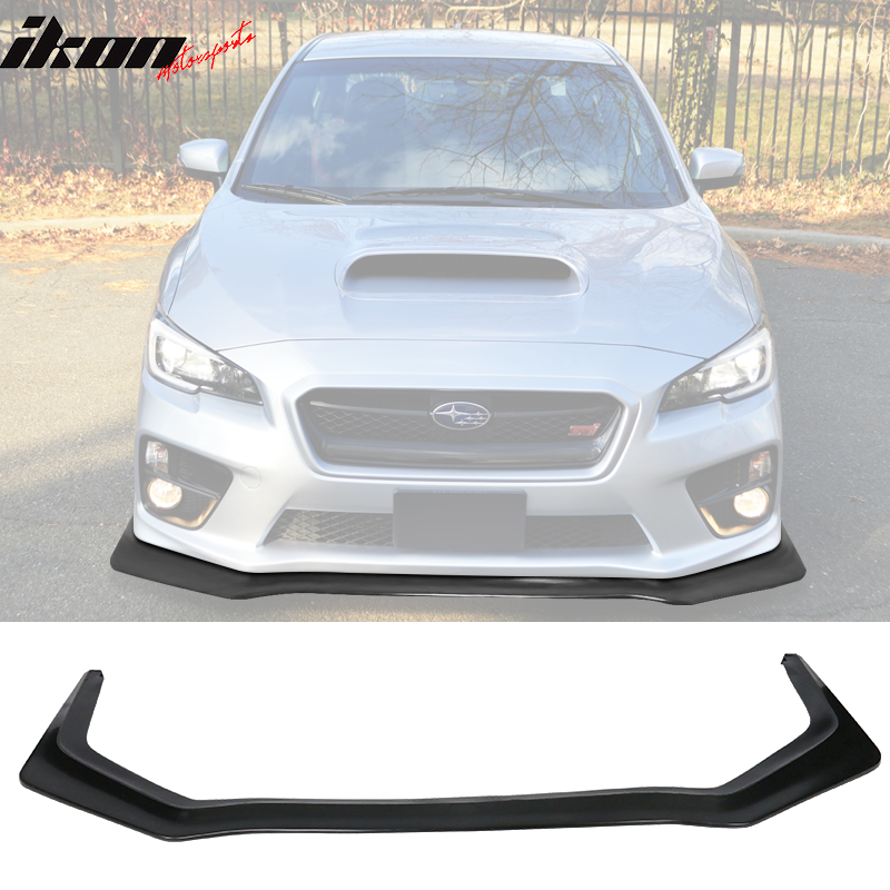 2015-2017 Subaru WRX STI IKON V6 Style Unpainted Front Bumper Lip PU