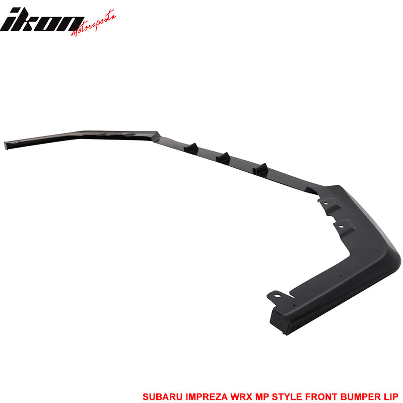 2015-2017 Subaru WRX STI MP MPX Painted Front Bumper Lip ABS