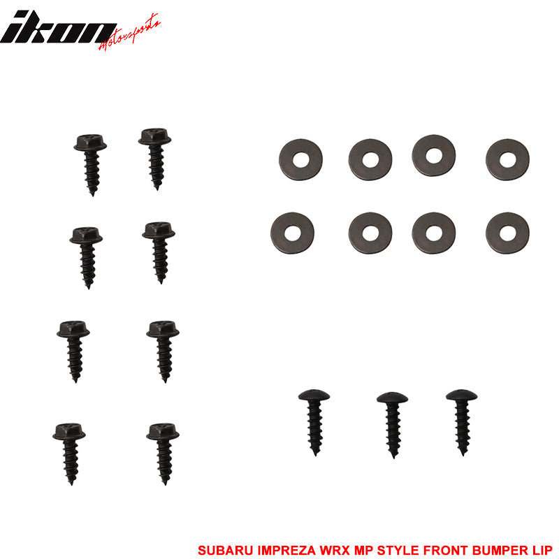 2015-2017 Subaru WRX STI MP MPX Painted Front Bumper Lip ABS