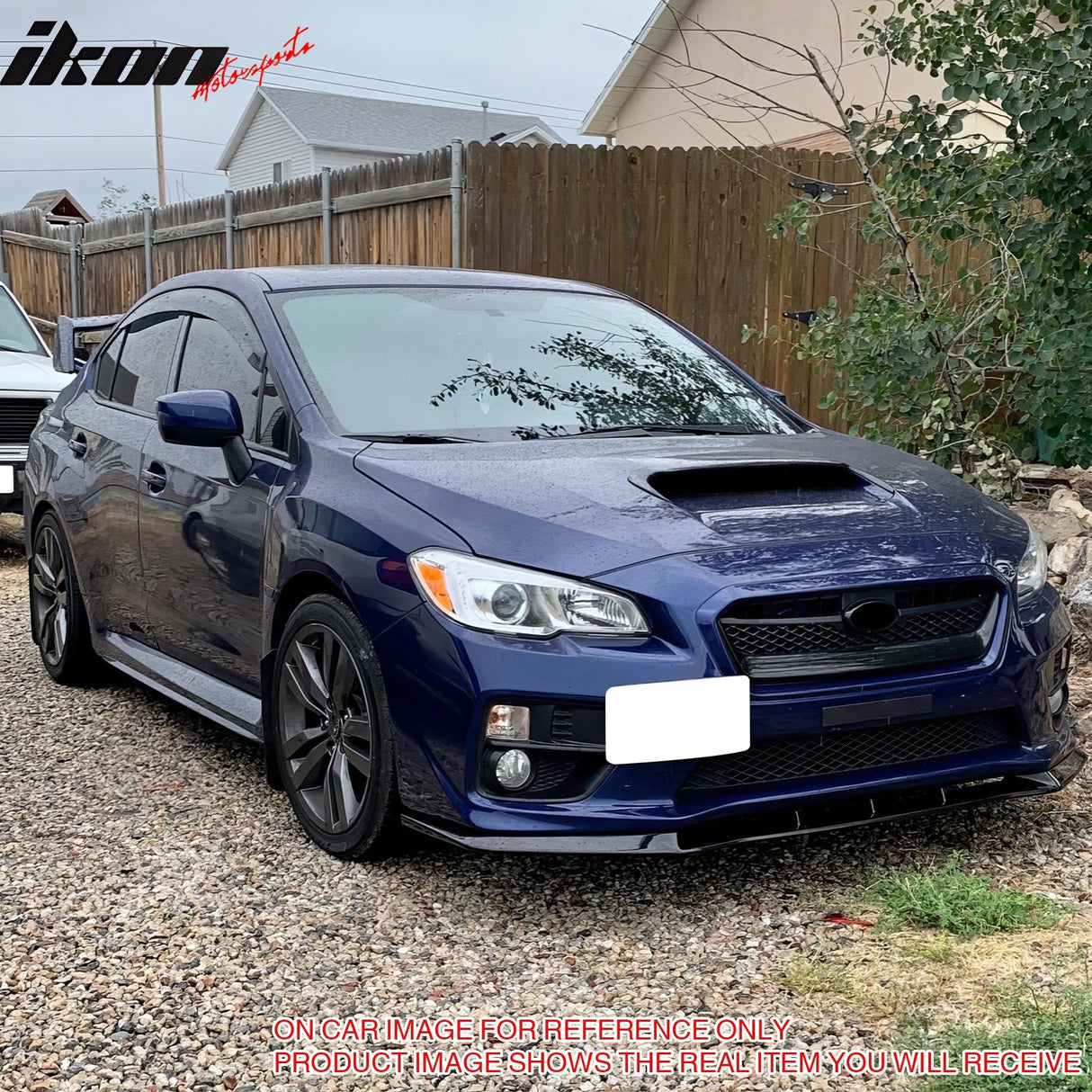 2015-2017 Subaru WRX STI MPX Carbon Fiber Print Front Bumper Lip PP