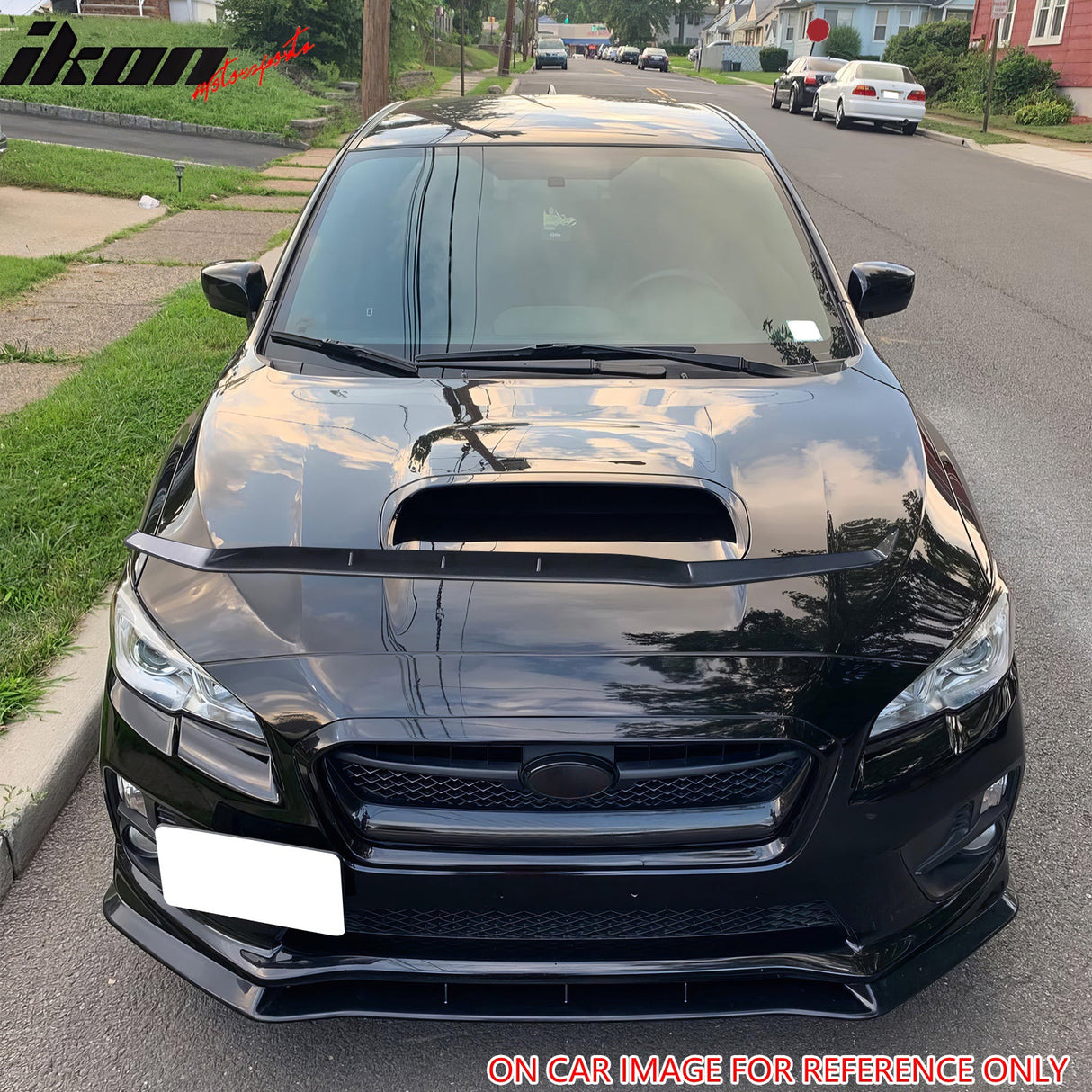 2015-2017 Subaru WRX STI MPX Style Matte Black Front Bumper Lip PP 3PC