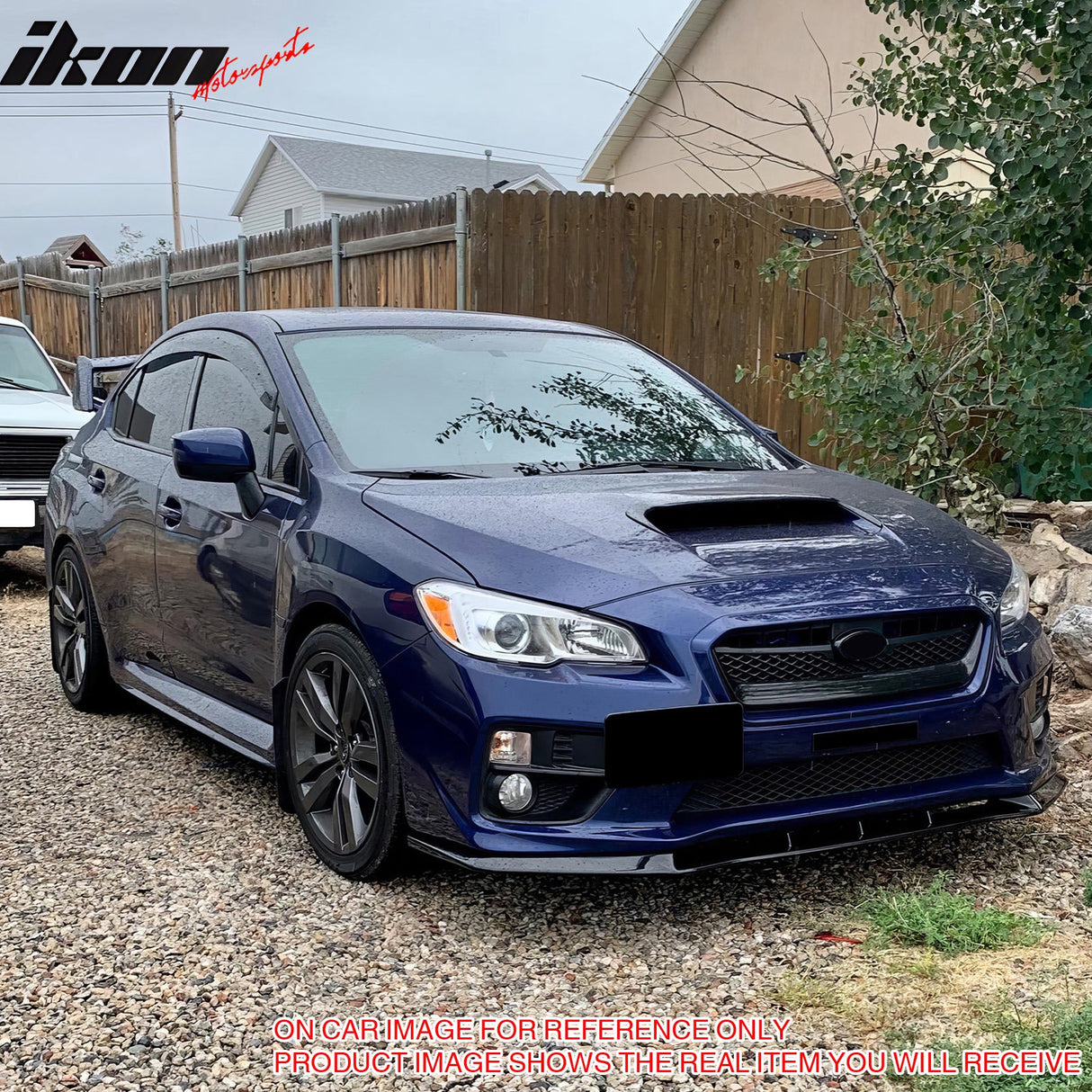 2015-2017 Subaru WRX STI MPX Style Matte Black Front Bumper Lip PP 3PC