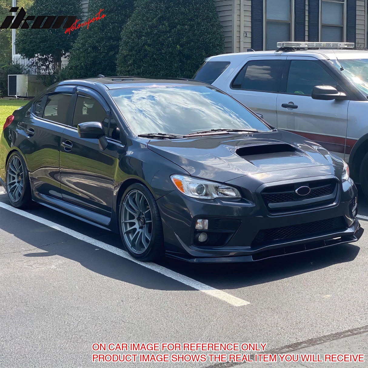2015-2017 Subaru WRX STI MPX Style Matte Black Front Bumper Lip PP 3PC