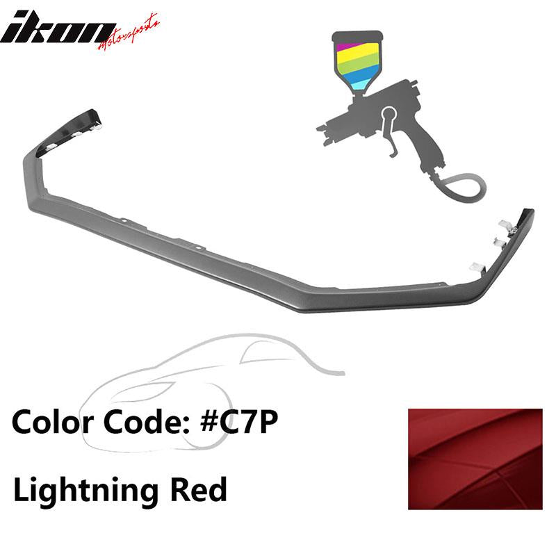 2015-2017 Subaru WRX STI Carbon Paint Front Bumper Lip Spoiler ABS