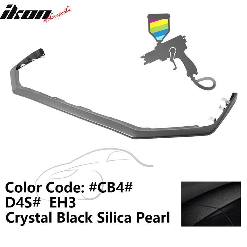 2015-2017 Subaru WRX STI Carbon Paint Front Bumper Lip Spoiler ABS