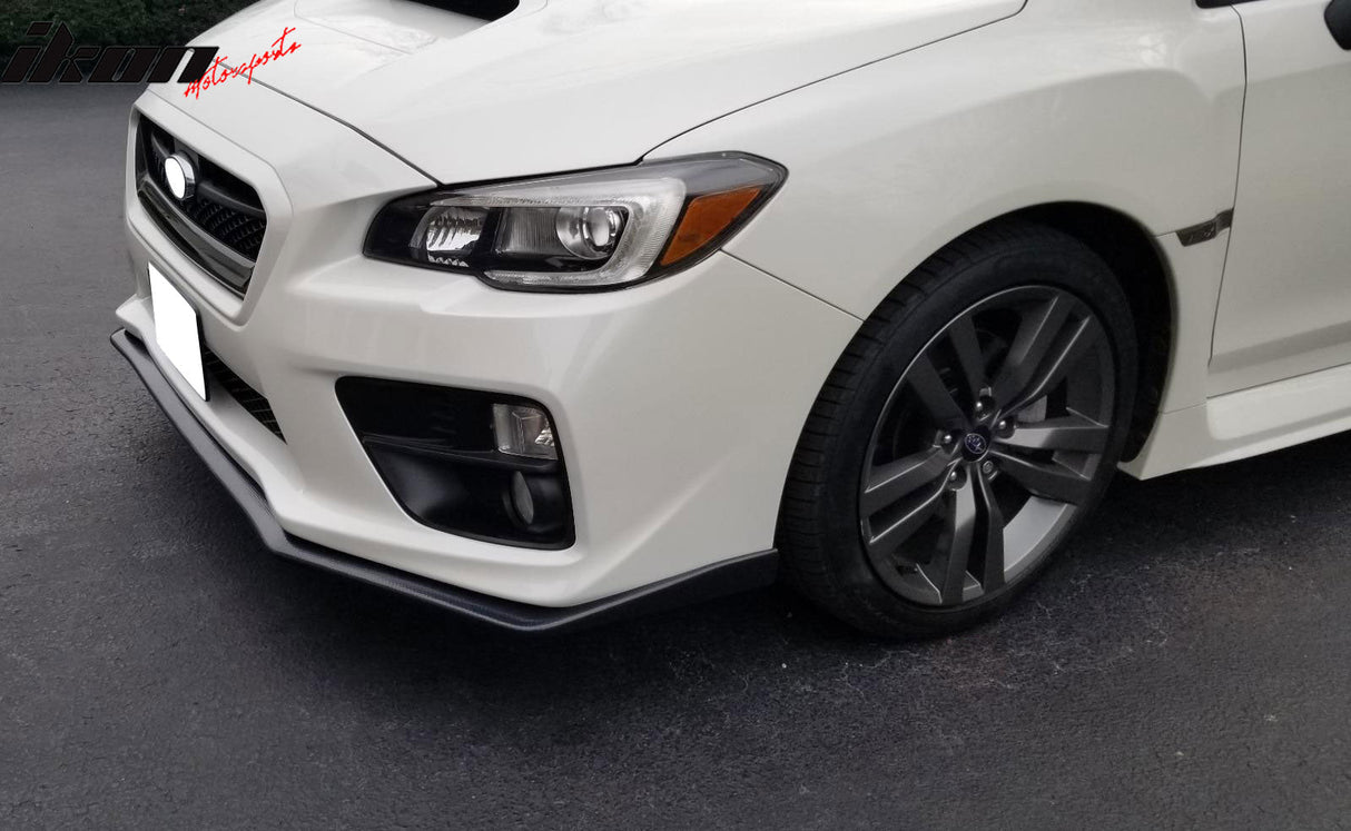 2015-2017 Subaru WRX STI Carbon Paint Front Bumper Lip Spoiler ABS