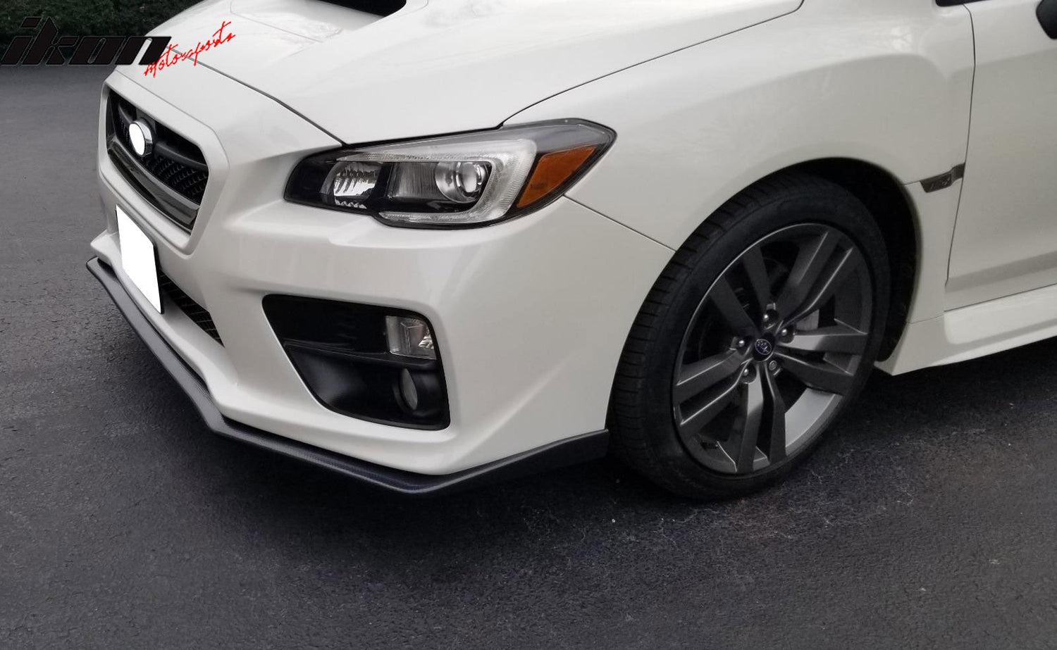 2015-2017 Subaru WRX STI Carbon Paint Front Bumper Lip Spoiler ABS