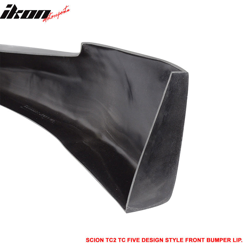 2011-2013 Scion tC Five Design Style Front Lip Splitter Chin Spoiler