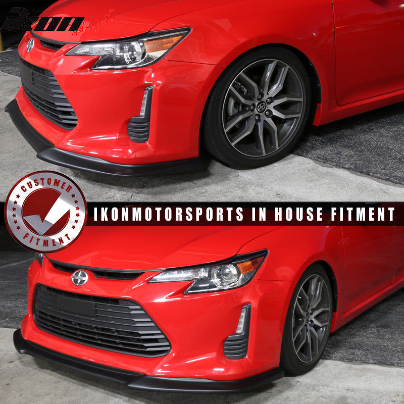 2014-2016 Scion tC GT Style Front Bumper Lip Chin Spoiler Splitter PU