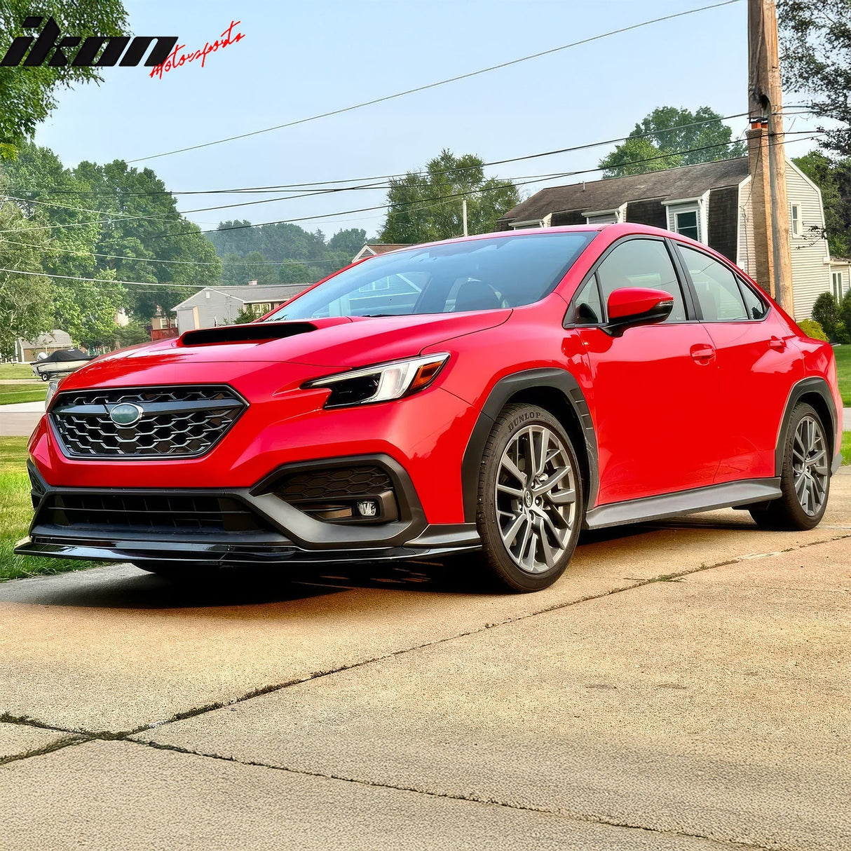 2022-2025 Subaru WRX IKON Style Front Bumper Lip PP 3PCS