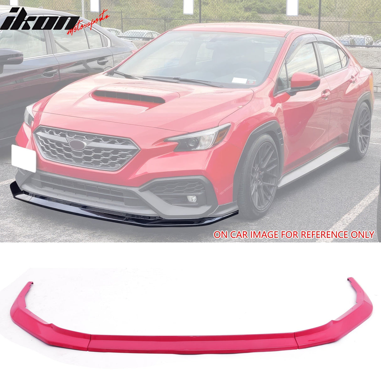 2022-2025 Subaru WRX IKON Style Front Bumper Lip PP 3PCS