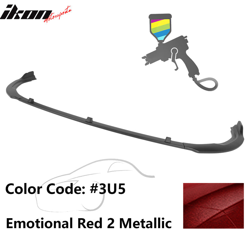 2018-2020 Toyota Camry LE Style Front Bumper Lip PP 4Dr