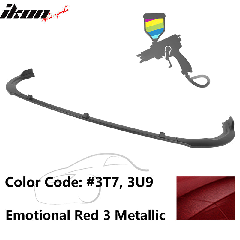 2018-2020 Toyota Camry LE Style Front Bumper Lip PP 4Dr