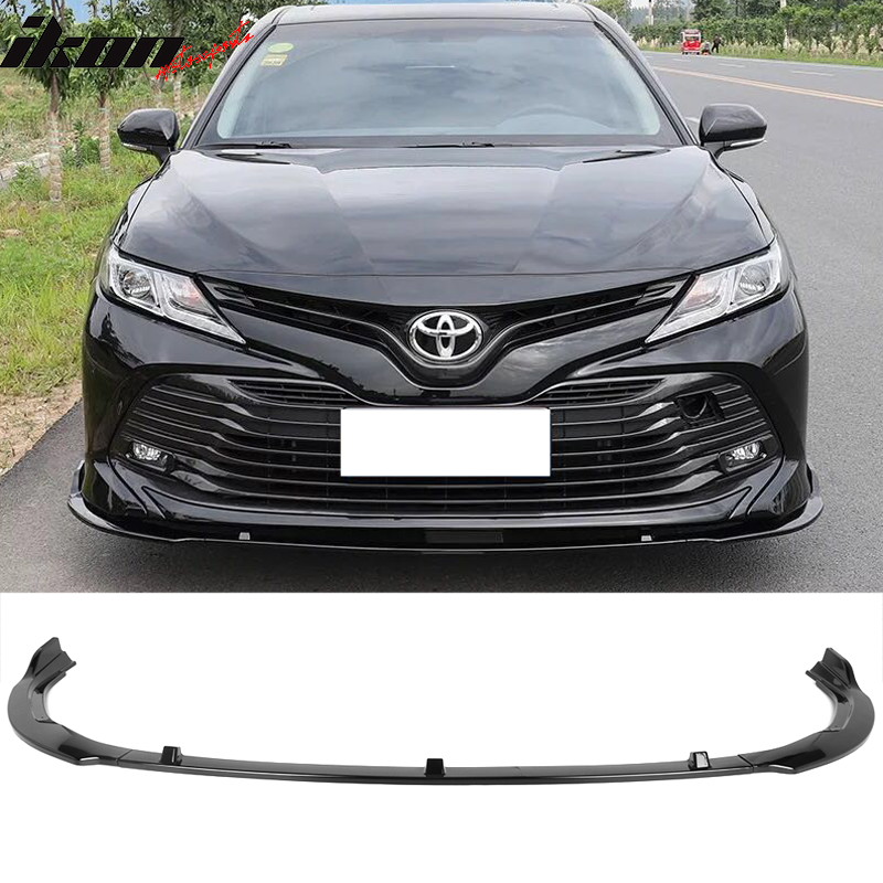 2018-2020 Toyota Camry LE Style Front Bumper Lip PP 4Dr