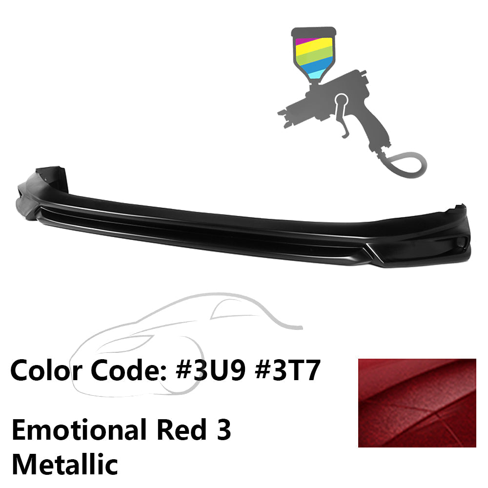 2018-2020 Toyota Camry LE IKON Style Painted Front Bumper Lip PP