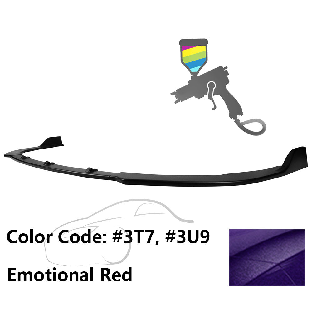 2018-2020 Toyota Camry SE Style 3PCS Front Bumper Lip PP