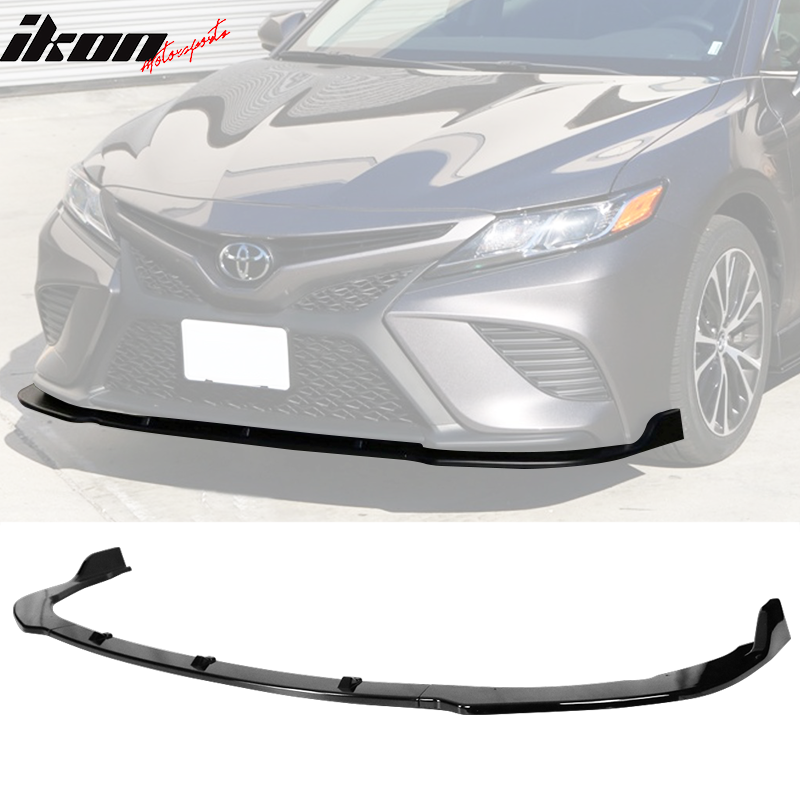 2018-2020 Toyota Camry SE Style 3PCS Front Bumper Lip PP