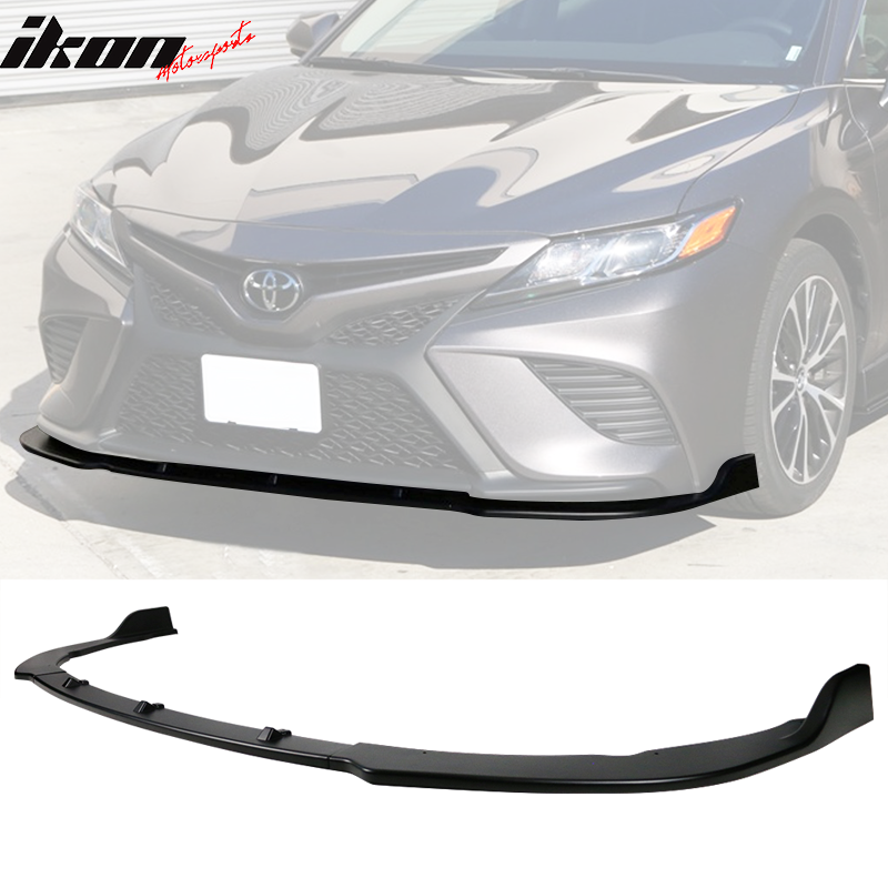 2018-2020 Toyota Camry SE Style 3PCS Front Bumper Lip PP