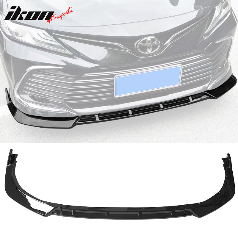 2021-2023 Toyota Camry LE Front Bumper Lip IKON Style PP 3PC