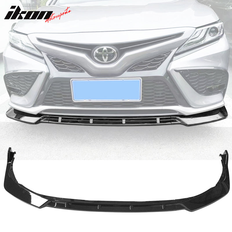 2021-2023 Toyota Camry SE Front Bumper Lip IKON Style PP 3PC