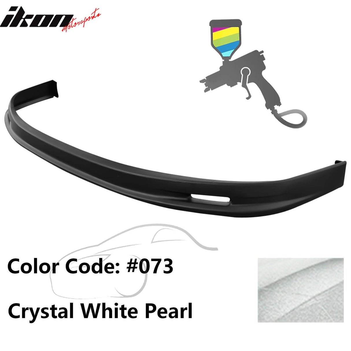 2005-2006 Toyota Corolla Sedan Mugen Style Front Bumper Lip Painted PP