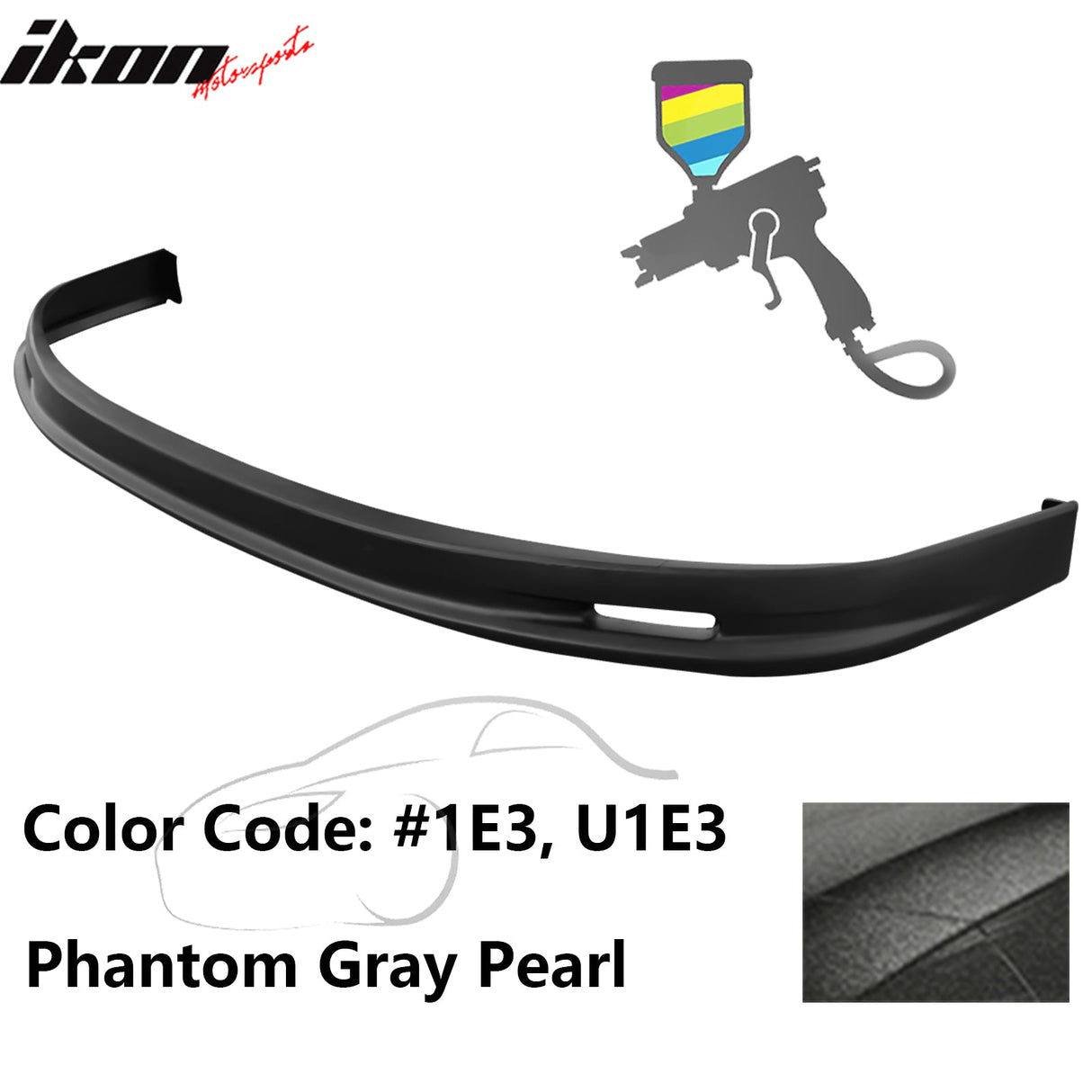 2005-2006 Toyota Corolla Sedan Mugen Style Front Bumper Lip Painted PP