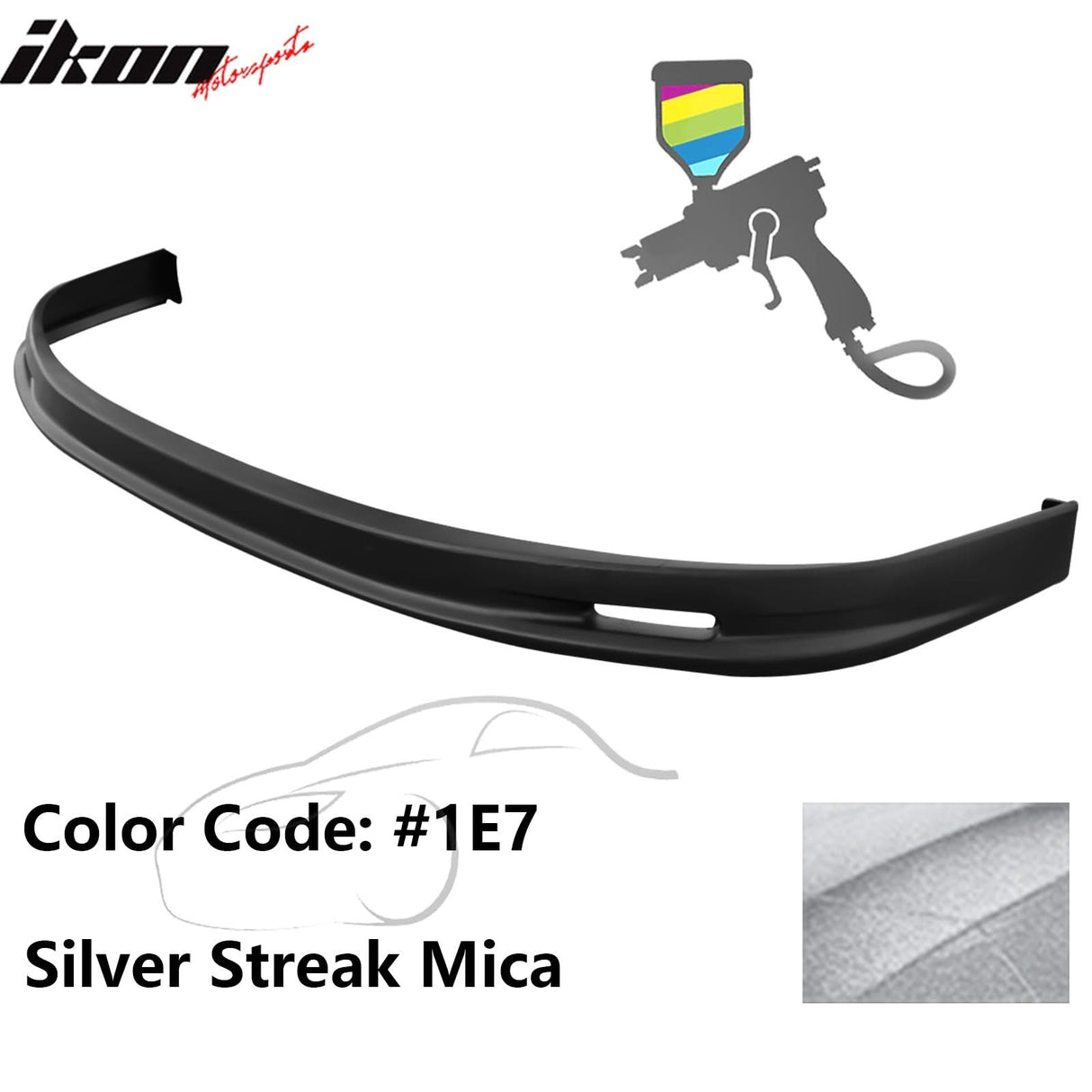 2005-2006 Toyota Corolla Sedan Mugen Style Front Bumper Lip Painted PP