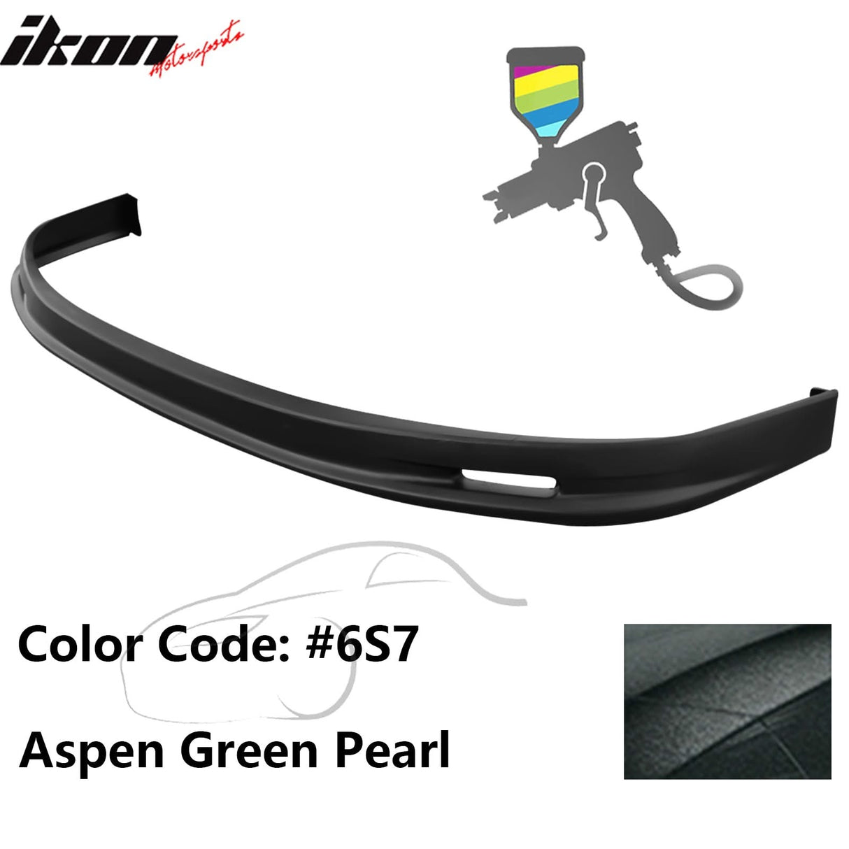 2005-2006 Toyota Corolla Sedan Mugen Style Front Bumper Lip Painted PP