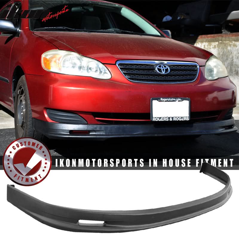 2005-2006 Toyota Corolla Sedan Mugen Style Front Bumper Lip Painted PP