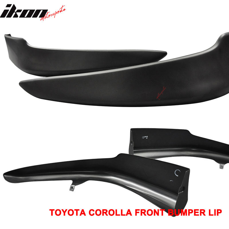 2009-2010 Corolla Lower Front Bumper Lip Splitter Spoiler PP