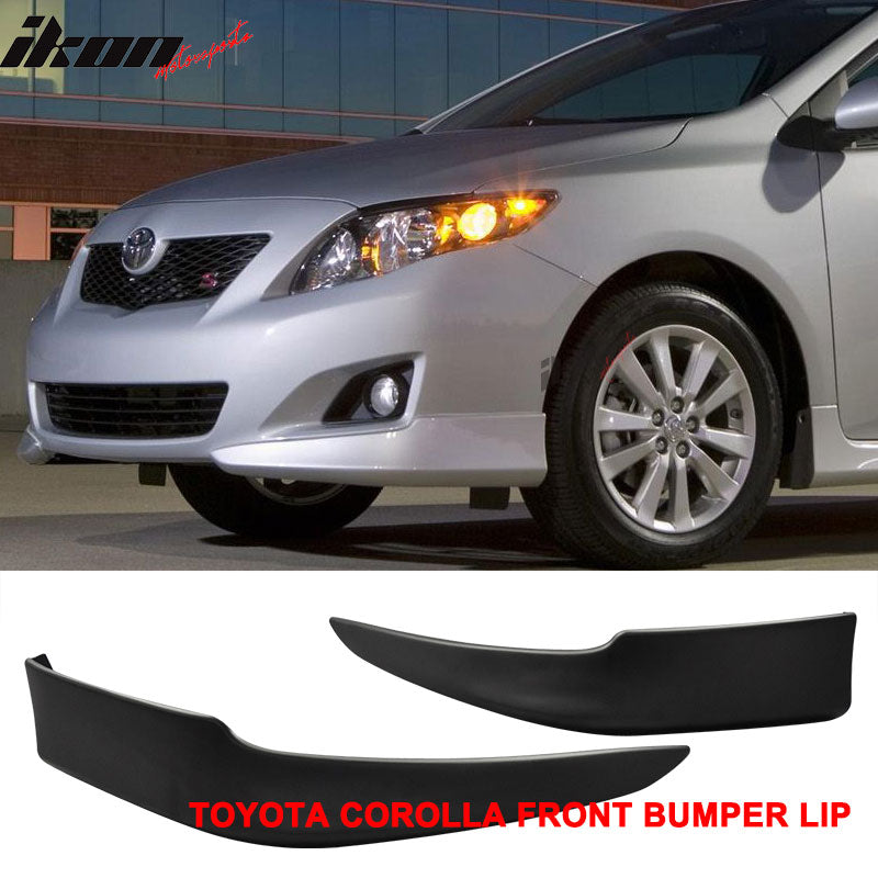 2009-2010 Corolla Lower Front Bumper Lip Splitter Spoiler PP