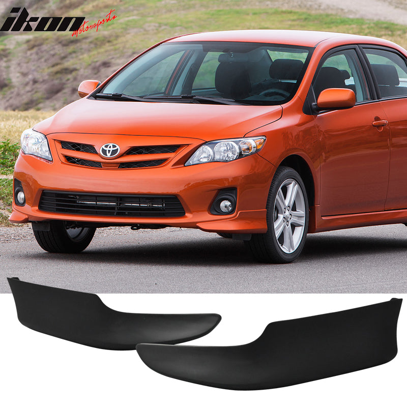 2011-2013 Toyota Corolla OE Style Front Bumper Lip Splitters PP