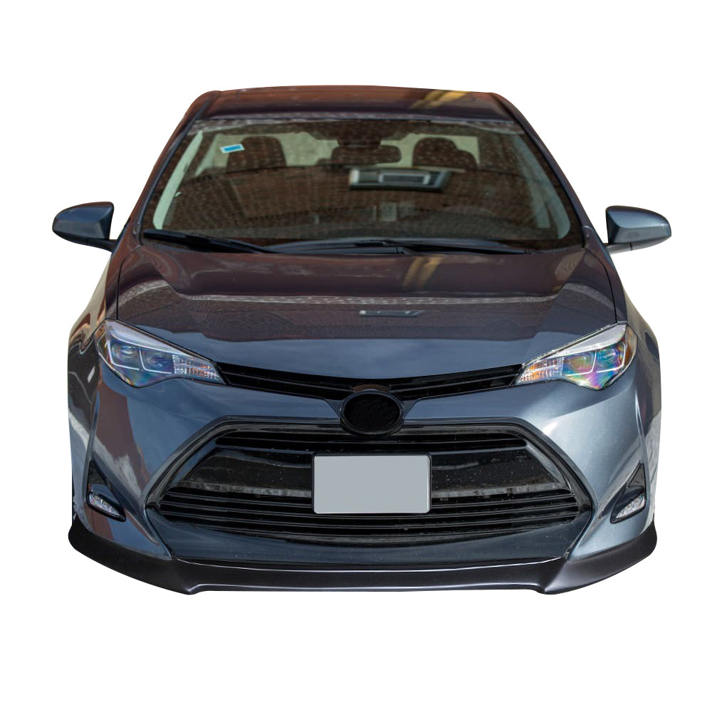 2017-2019 Toyota Corolla Front Bumper Lip Chin Spoiler PU