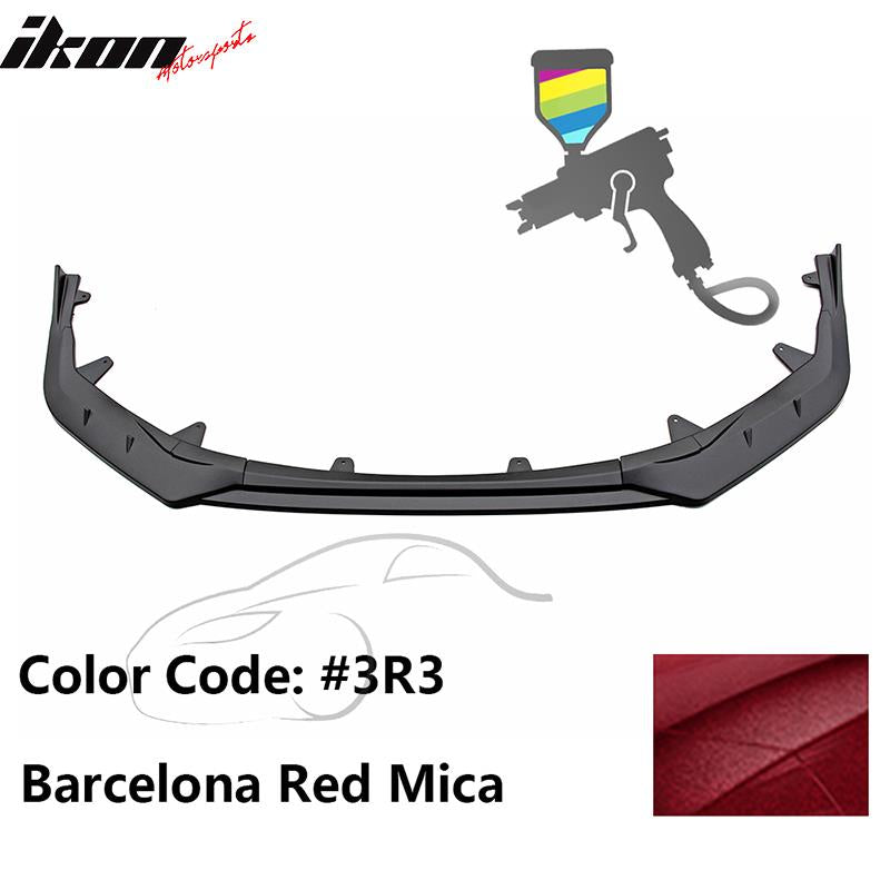 2020-2022 Toyota Corolla SE XSE 4Dr IKON Style Front Bumper Lip PP 3PC