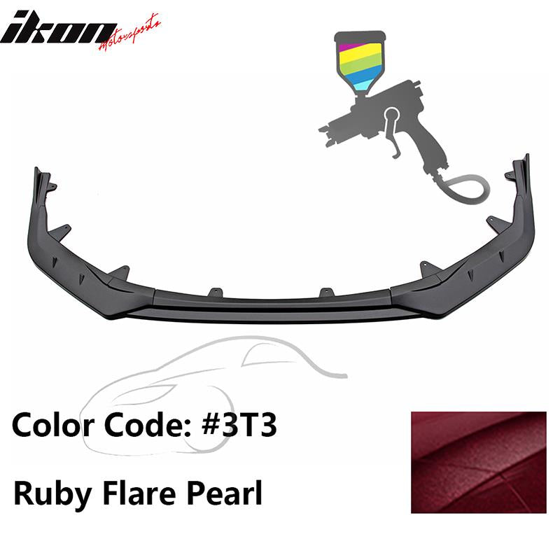 2020-2022 Toyota Corolla SE XSE 4Dr IKON Style Front Bumper Lip PP 3PC