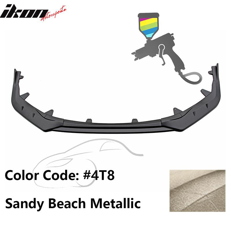 2020-2022 Toyota Corolla SE XSE 4Dr IKON Style Front Bumper Lip PP 3PC