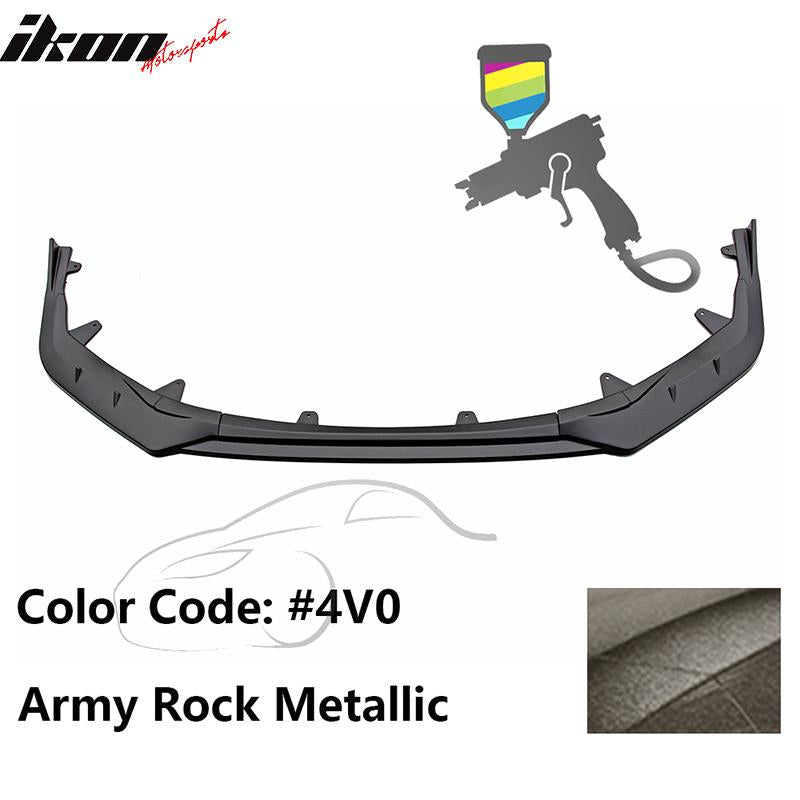 2020-2022 Toyota Corolla SE XSE 4Dr IKON Style Front Bumper Lip PP 3PC