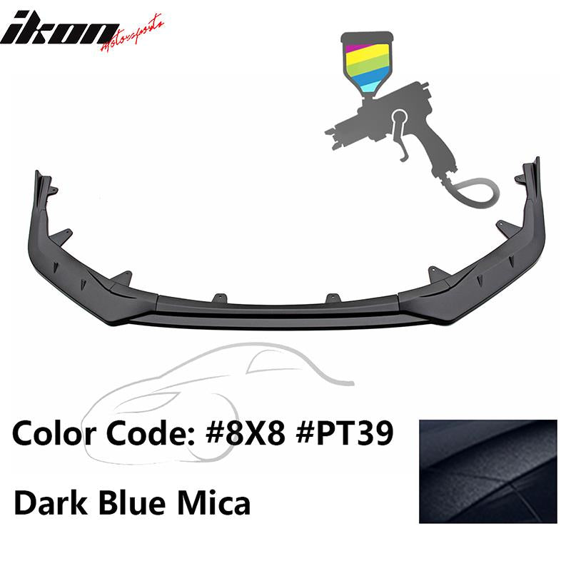 2020-2022 Toyota Corolla SE XSE 4Dr IKON Style Front Bumper Lip PP 3PC