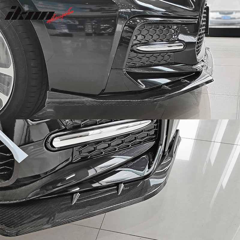 2020-2022 Toyota Corolla SE XSE 4Dr IKON Style Front Bumper Lip PP 3PC