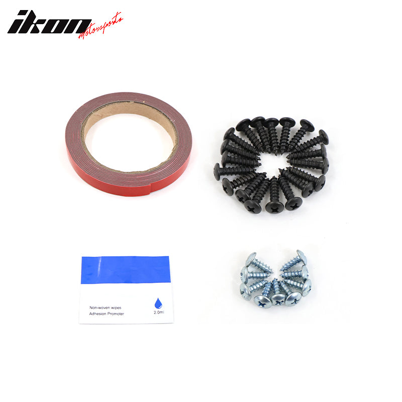 2020-2022 Toyota Corolla SE XSE 4Dr IKON Style Front Bumper Lip PP 3PC