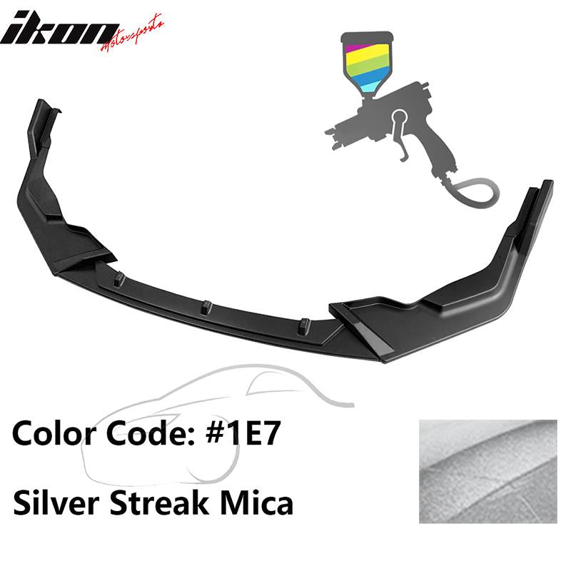 2020-2022 Toyota Corolla SE XSE C Style Front Bumper Lip PP 3PC