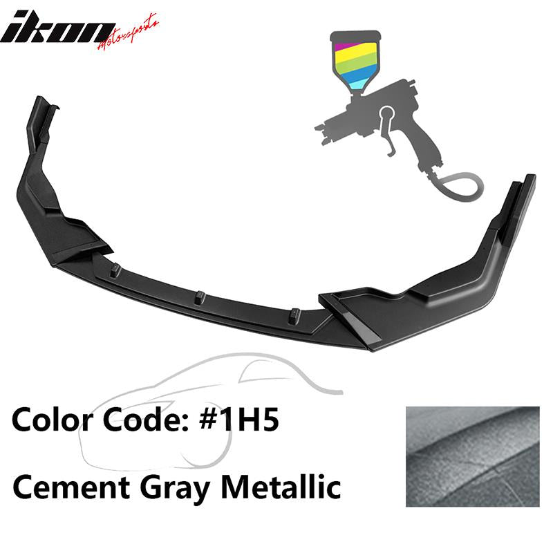 2020-2022 Toyota Corolla SE XSE C Style Front Bumper Lip PP 3PC