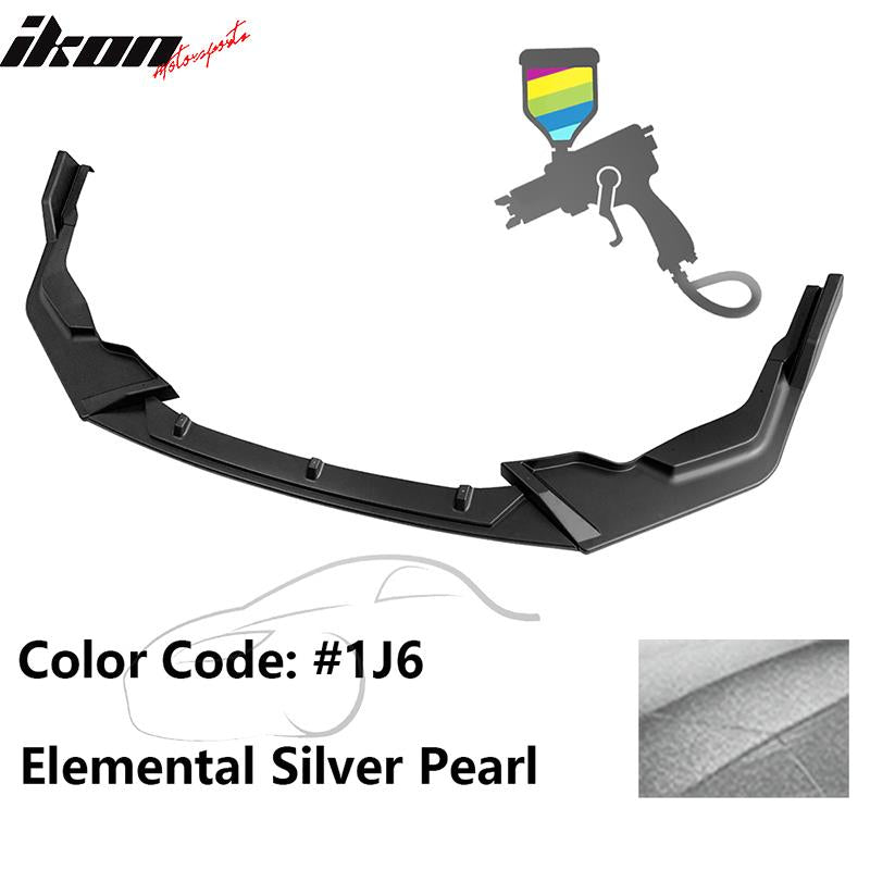 2020-2022 Toyota Corolla SE XSE C Style Front Bumper Lip PP 3PC