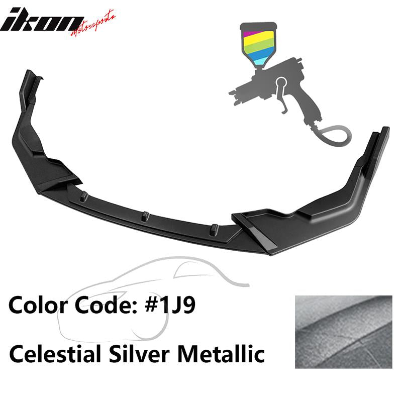 2020-2022 Toyota Corolla SE XSE C Style Front Bumper Lip PP 3PC