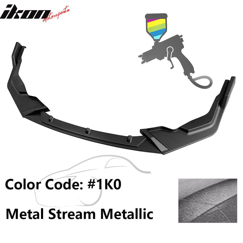 2020-2022 Toyota Corolla SE XSE C Style Front Bumper Lip PP 3PC